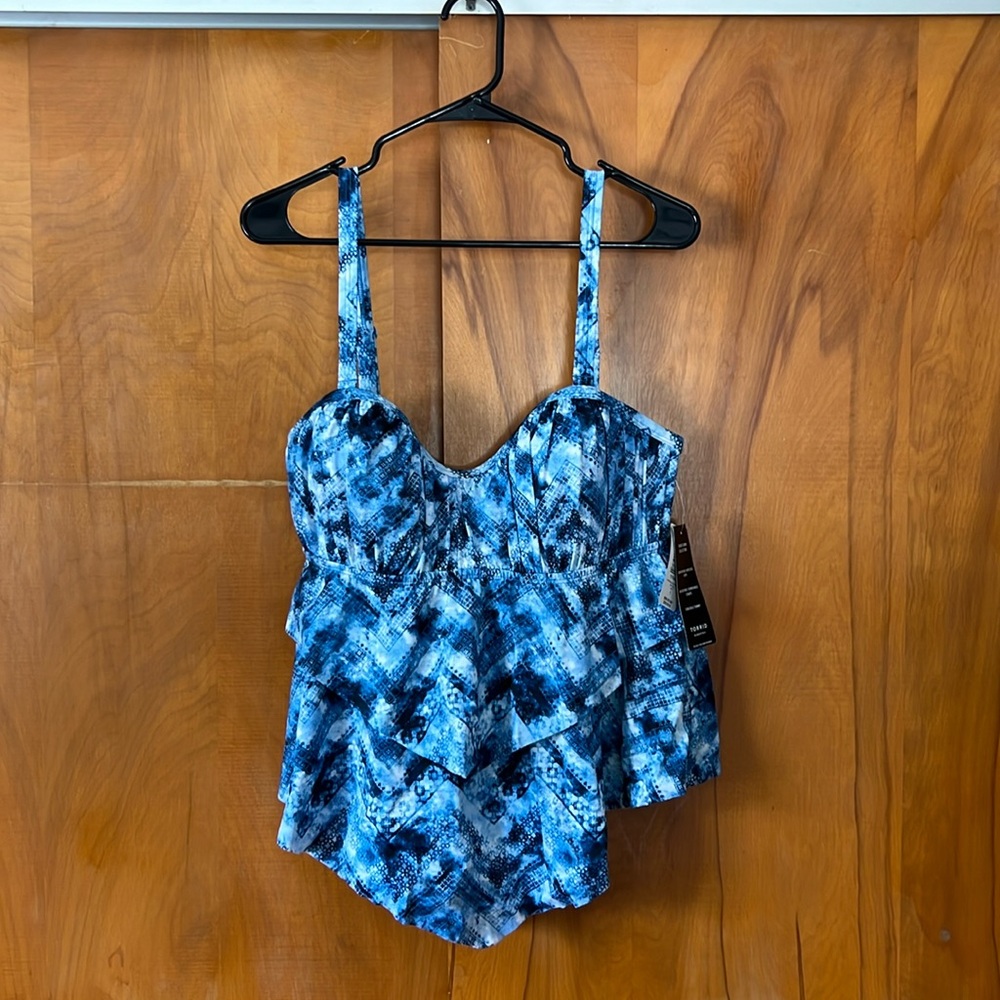 Torrid Swim Tankini, Size 1 (14/16)